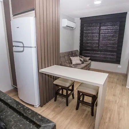 Studio com Cama e Sofá-Cama de Casal - ALL2011 Curitiba Exterior foto